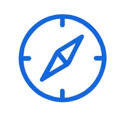 Icono guía honesta en medio del ruido digital